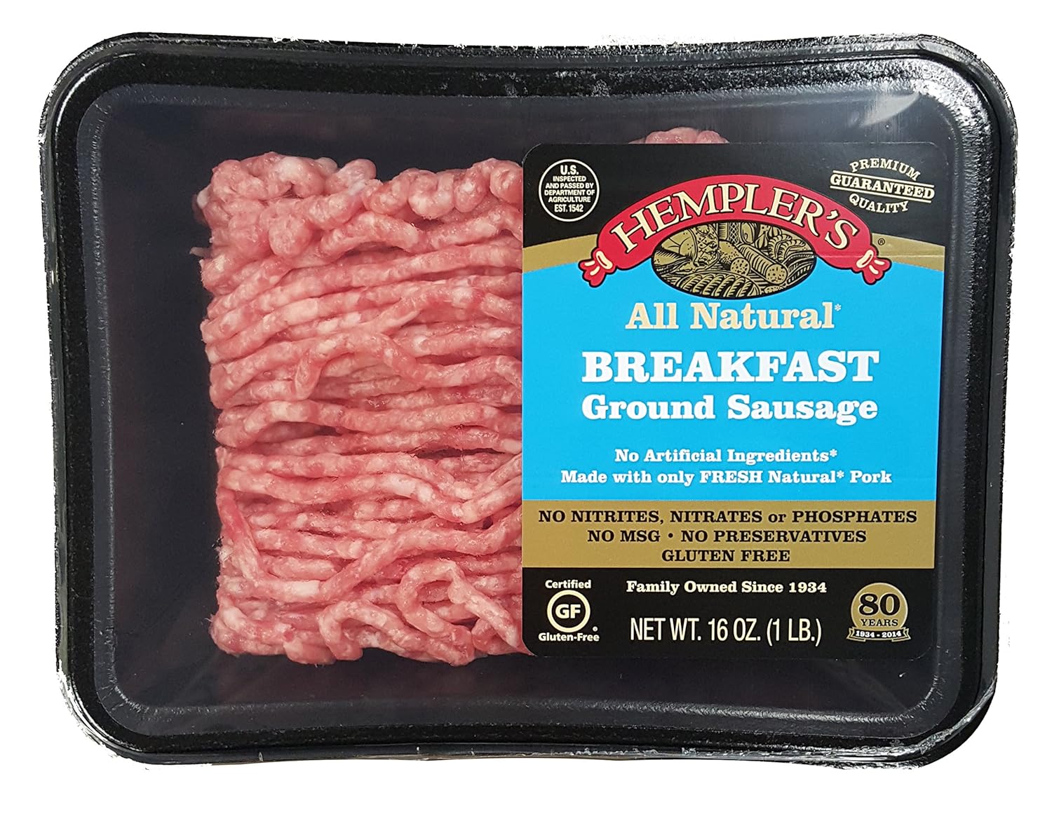 Hempler's Ground Breakfast Sausage, 1 lb
