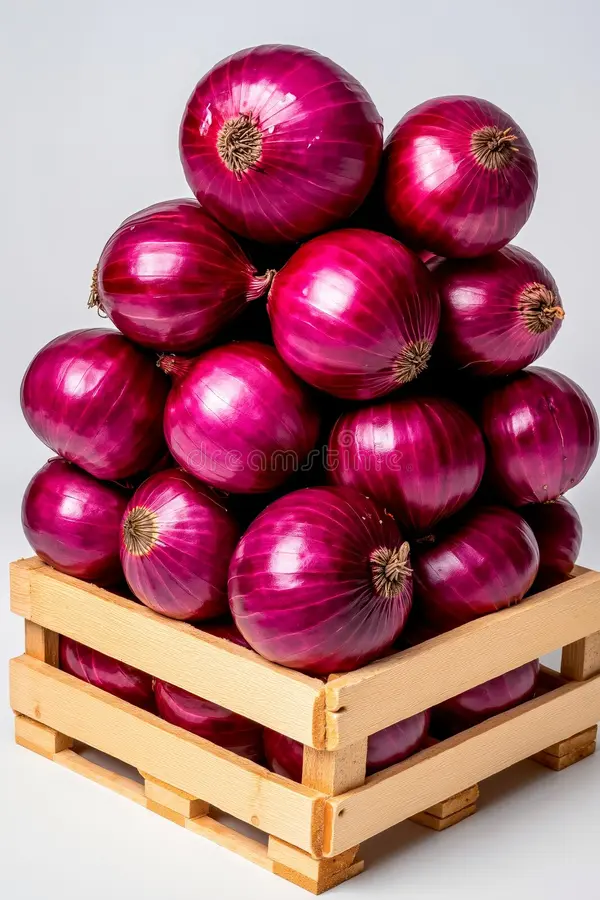 Farm Direct Organic Premium Fresh Red Onions - Large (2kg) - Crate