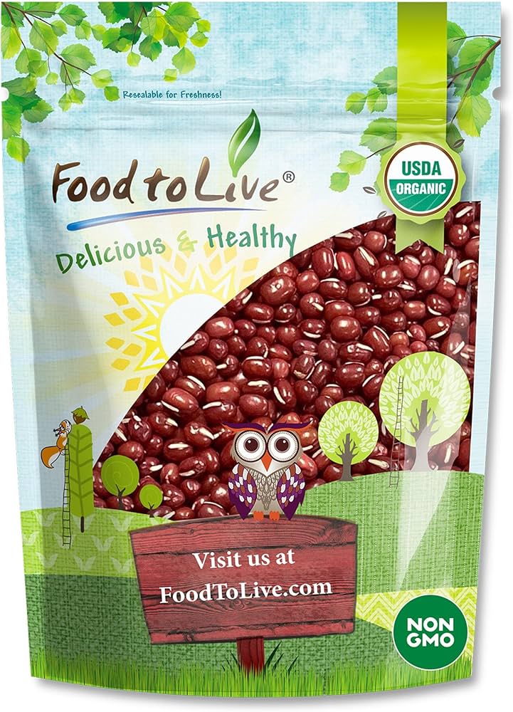 Grade A Organic Red Beans - Small (500g) - Pack