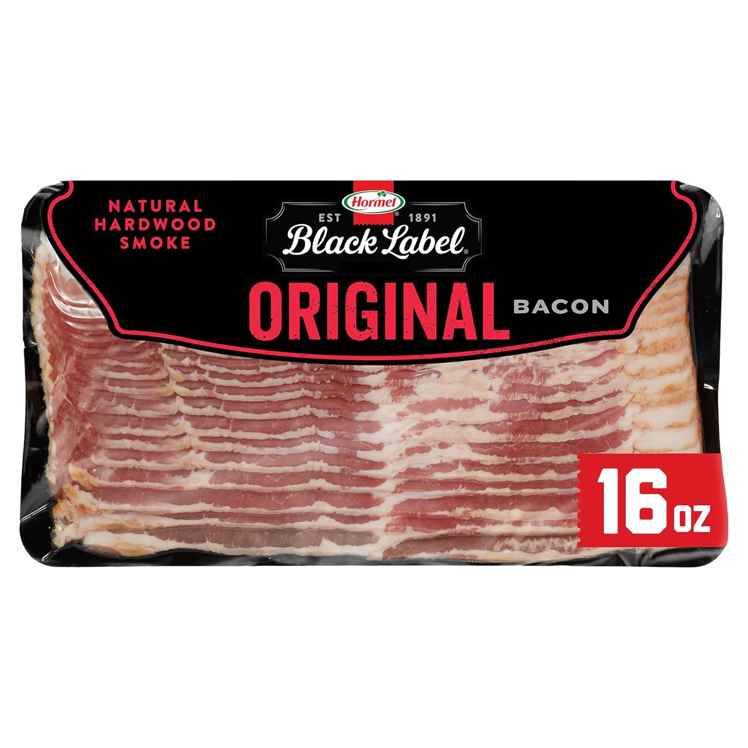 HORMEL BLACK LABEL, Original Bacon, 16 oz (Prop 12 Compliant)