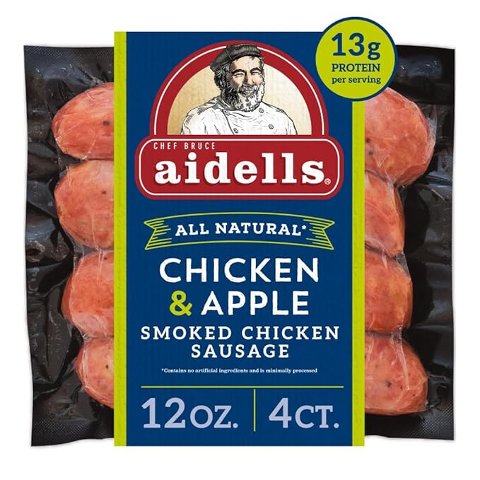 Aidells Smoked Chicken And Apple Sausage Links, 4 Count Brand: Aidells