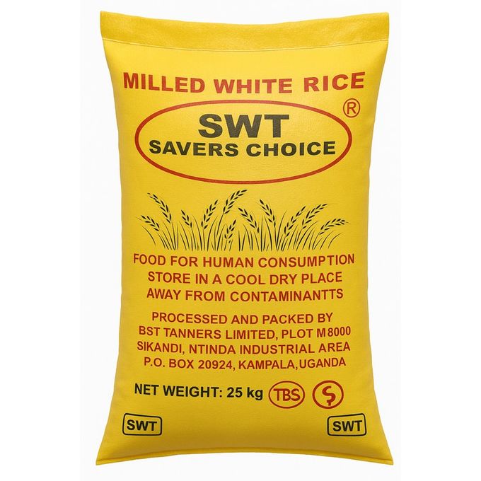 SWT Savers Choice Milled White Rice 25KG
