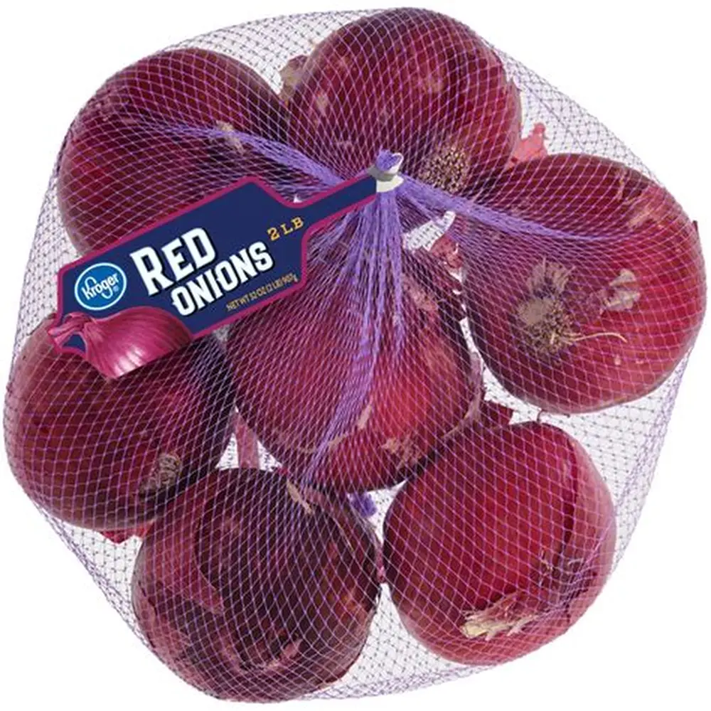 FreshFarm Grade A Fresh Red Onions - Medium (1kg) - Pack