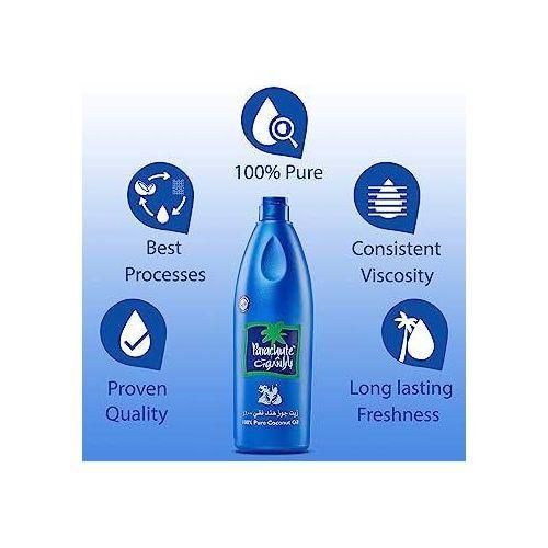 Parachute Oil Organic Extra Virgin Pure Edible Coconut Oil - 500ml