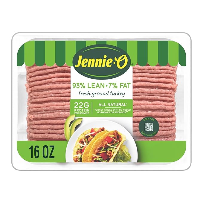 JENNIE-O Lean Ground Turkey Meat, 93% Lean, 7% Fat, 1 lb