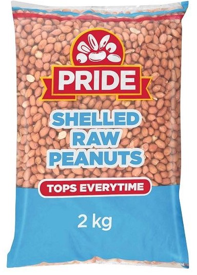Grade A Dried Raw Groundnuts - Extra Large (2kg)