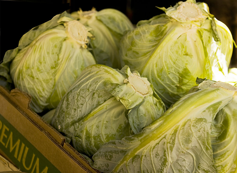 Farm Fresh Organic Fresh Green Cabbage - Medium (500g)