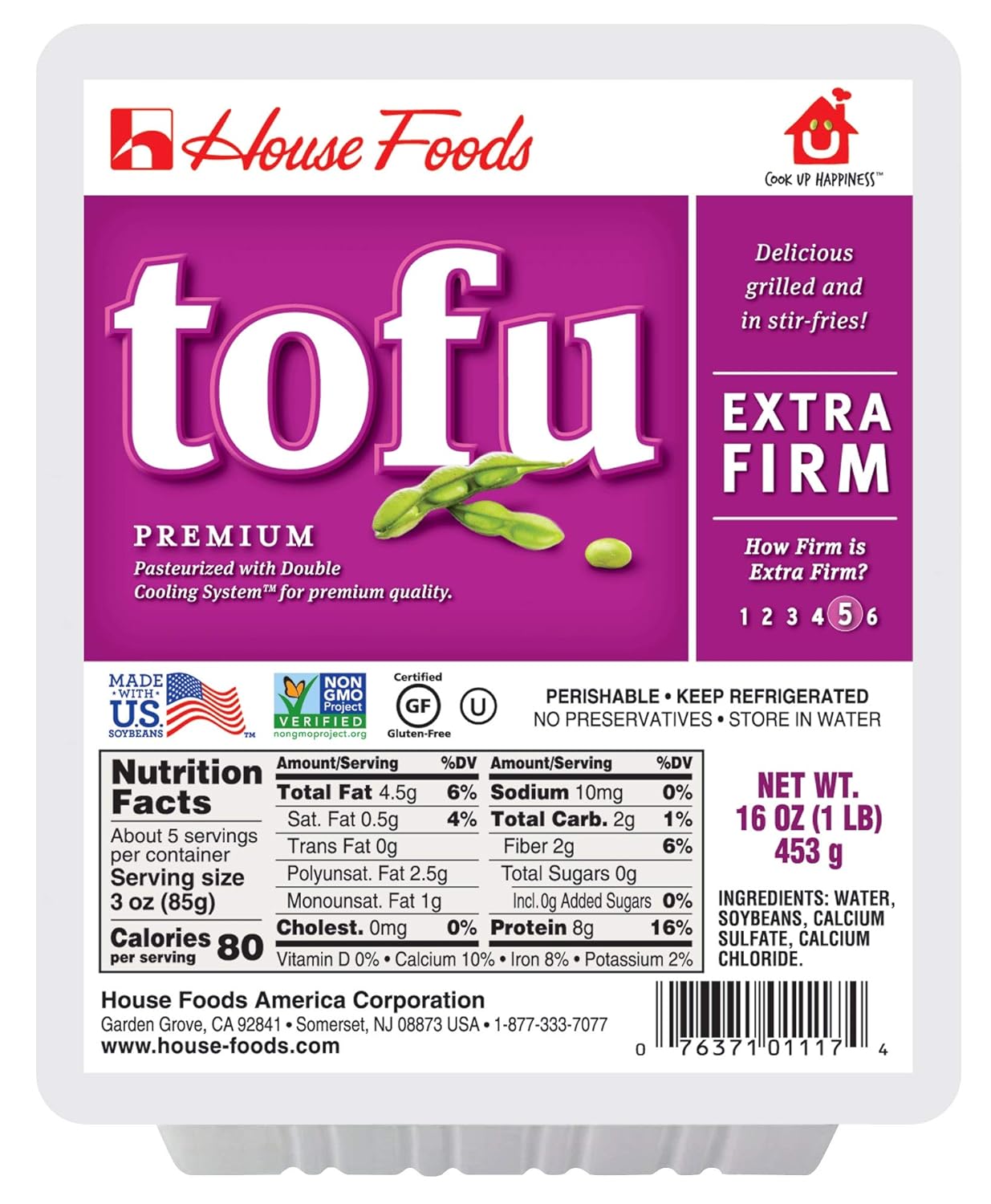 House Foods Premium Tofu Extra Firm, 16 Oz